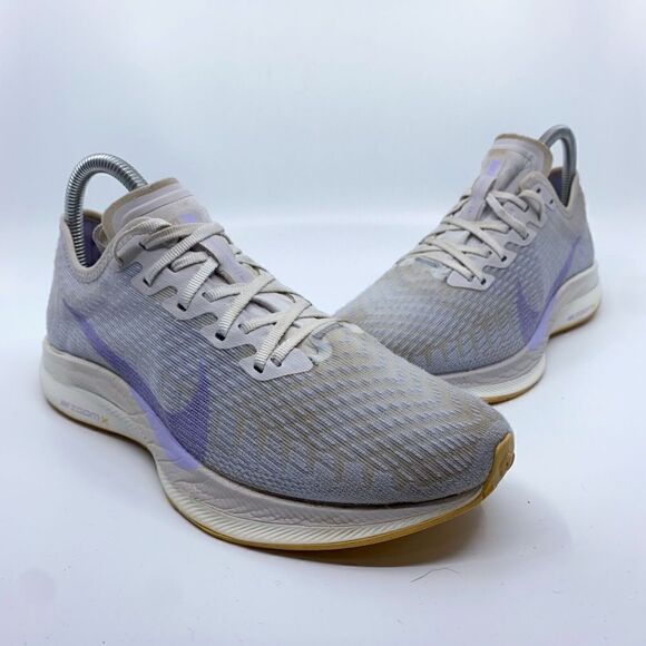 Nike Zoom Pegasus Turbo 2 Women's Size 7.5 Purple White Running Shoes AT8242-004 - Picture 1 of 11